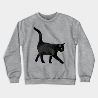 Black Cat Crewneck Sweatshirt